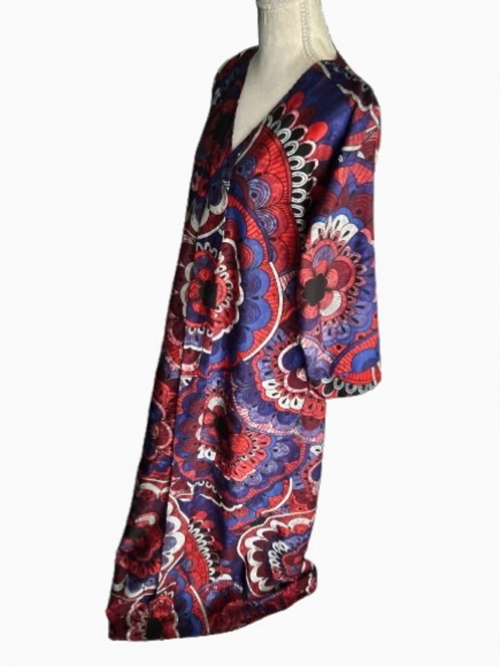 Vintage! Mumu House Dress Loungewear Mandala Floral Boho Bohemian Small Medium